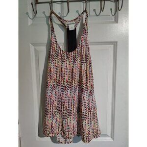 Hang Ten Strap-Back Geometric Print Cami Tank Top L NWOT
